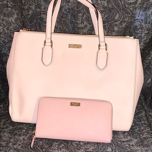 Leigh Ann Kate spade large bag/Wallet